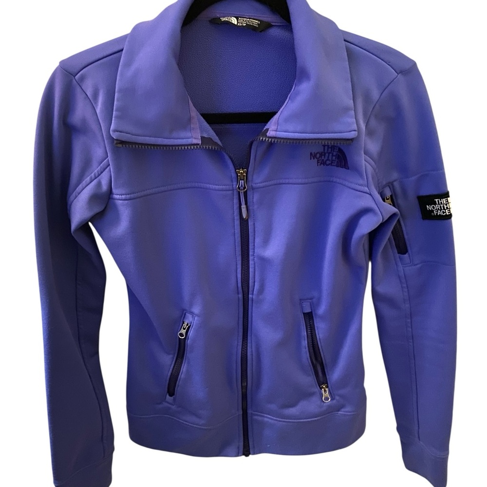 The North Face Women's Purple Blue Zip Up Jacket